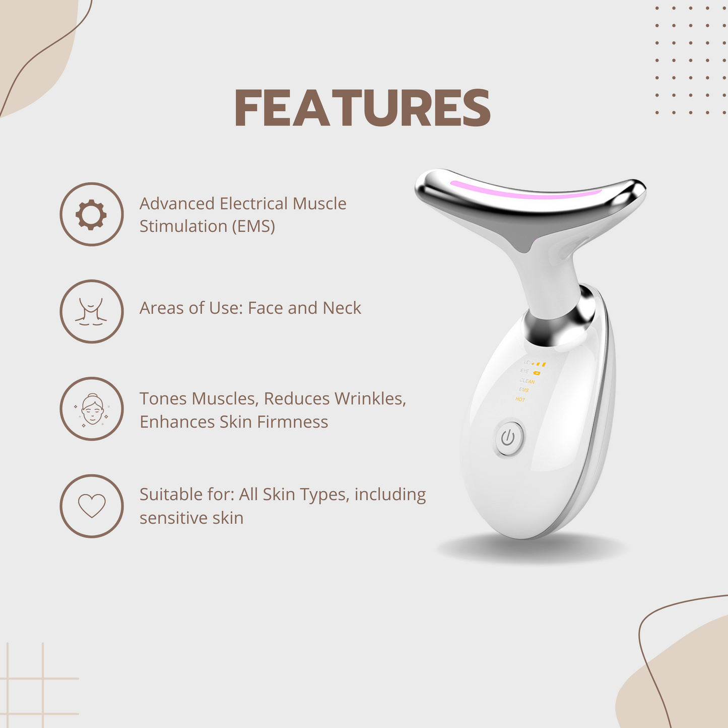 GlowLift™ - Facial Microcurrent Anti-aging Device