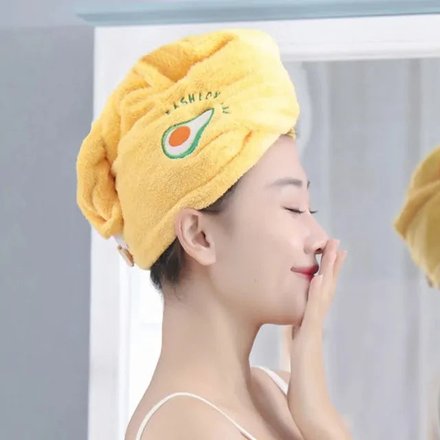 Microfiber Shower Cap Towel for Women