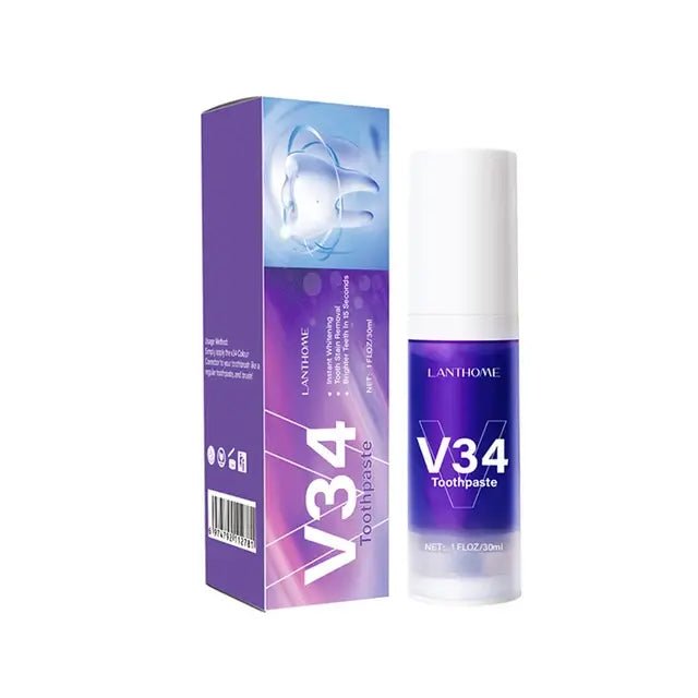 V34 Pro Smile Whitening Toothpaste – Achieve a Radiant, Brighter Smile